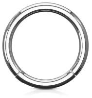 Кольцо пирсинг из медицинской стали, сегментное. 10 мм/1,2 мм