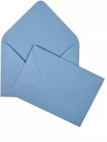 Конверты С6 для приглашений и открыток (упаковка 10 шт), пыльно-голубой