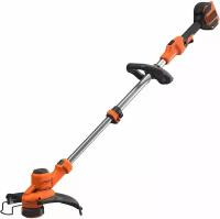 Black+Decker Триммер аккумуляторный 36 В, Brushles, плавная регулировка, 33 см, 2 м Bcsta536b-xj