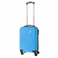 Чемодан L'Case Чемодан малый со съёмными колёсами Lcase New Delhi 18 blue