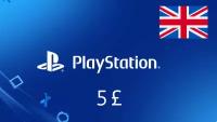 Карта пополнения PlayStation Store (UK) - 5 GBP