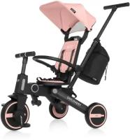 Трехколесный детский складной велосипед HOP Discovery - розовый 2023