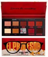 NYX Professional Makeup Палетка теней для век "CASA DE PAPEL PALETTE EL PROFESOR"