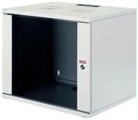 Шкаф коммутационный LANDE LN-SH09U5440-LG-F0-1 настенный, стеклянная передняя дверь, 9U, 540x460x400 мм