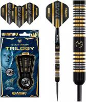 Чемпионские дротики для Дартс 21,5гр Winmau MvG Trilogy steeltip (профессиональный уровень, вольфрам 90%)