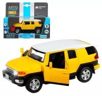 Модель 1251389JB Toyota FJ Cruiser,желтый 1:32 Автопанорама