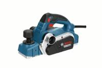 Сетевой электрорубанок BOSCH GHO 26-82 D Professional, без аккумулятора, 710 Вт синий/черный