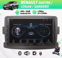 Автомагнитола для RENAULT Duster (2010+), Logan (2013+), Sandero (2012+) на Android (Wi-Fi, GPS, Bluetooth) +камера