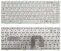 Клавиатура для ноутбука Asus U3, F9, F6, F6A, F6E, F6H, F6S Series. Г-образный Enter. Белая, без рамки. PN: K030462Q1
