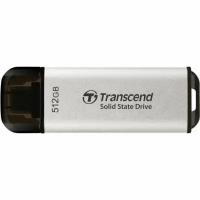 Внешний накопитель SSD Transcend TS512GESD300S 512GB USB-C 3.2 Gen 2 Серебряный (TS512GESD300S)
