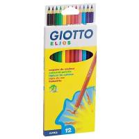 GIOTTO Цветные карандаши Elios 12 цветов (275800)