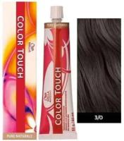 Wella Color Touch 3/0 темно-коричневый 60 мл