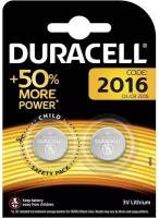 Батарейка Duracell 2016, в упаковке: 2 шт