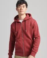 Худи Superdry VINTAGE LOGO EMB ZIPHOOD, Пол Мужской, Цвет Rhubarb Marl, Размер S