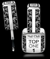 Nail Club professional Топовое покрытие для ногтей / топ для гель-лака / финишное покрытие TOP ONE 1, 18 мл