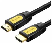 Кабель UGREEN HD101 HDMI, цвет желтый/черный, 3 м