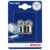 Лампа автомобильная галогенная BOSCH Pure Light 1987301019 R10W 12V 10 W 2 шт