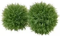 ИКЕА Трава в форме шара искусственная ФЕЙКА 20506485, 9 см, 10 см, 2 шт. зелeный 10 см 2 шт. 2 шт