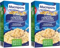 Хлопья «Мистраль» Геркулес, 400 г 2 коробочки