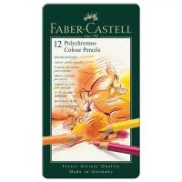 Faber-Castell Карандаши цветные Polychromos, 12 цветов (110012), 12 шт