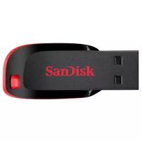 Флеш-карта SanDisk Cruzer Blade, 16 Гб, USB 2,0, черно-красная (SDCZ50-016G-B35)