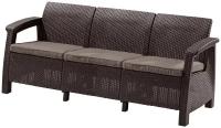 Диван Corfu Triple Love Seat Max (коричневый)