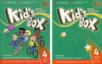 Kid's Box 4 комплект Pupil's book + Activity book (Updated Second Edition)
