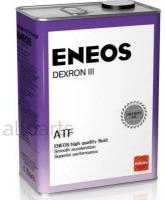 ENEOS OIL1309 Масло трансмиссионное ENEOS ATF Dexron III 4 л oil1309