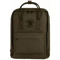 Рюкзак Fjallraven Re-Kånken 16 (dark olive)