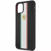 Силиконовый чехол Guess Ferrari для Apple iPhone 11 Pro Max, чёрный