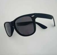 Солнцезащитные очки мужские поляризационные, матовая оправа вайфарер с поляризацией, солнечные очки антибликовые, защита от ультрафиолета UV400