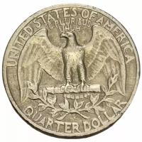 США 25 центов (1/4 доллара) 1967 г. (Quarter, Вашингтон) (2)