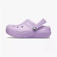 Сабо Crocs Classic Lined Clog, размер C11 US, фиолетовый