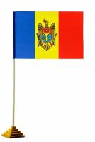 Настольный флажок Молдавии (Молдовы) 15х22 см
