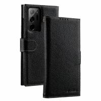 Кожаный чехол книжка Melkco для Samsung Galaxy Note 20 Ultra - Wallet Book Type, черный