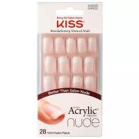 KISS накладные ногти Salon Acrylic French Nude Medium Length с клеем