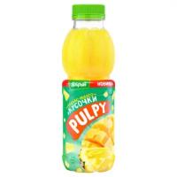 Напиток сокосодержащий Pulpy Ананас-Манго, 0.45 л, 12 шт