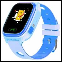 Детские умные часы Y85 KUPLACE/ Smart baby watch Y85 / Детские водонепроницаемые часы с GPS отслеживанием и функцией SOS, 40мм, голубой