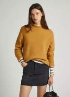 Pepe Jeans London, Джемпер женский, цвет: бежево-коричневый, размер: S