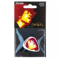 Медиаторы, 24шт Dunlop JHR03H Jimi Hendrix Electric Ladyland Медиаторы 24шт