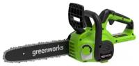 Пила цепная аккумуляторная Greenworks G40CS30IIK2, 40V, 30 см, с 1* АКБ 2А*ч и ЗУ