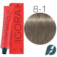 Schwarzkopf Professional Igora Royal Крем-краска для волос 8-1, 60 мл