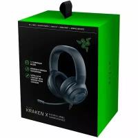 Игровые наушники проводные Razer Kraken X, чёрные