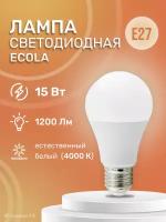Светодиодная лампа ECOLA D7SV15ELY (15Вт; E27; 4000K)