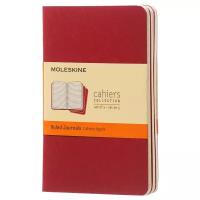 Блокнот Moleskine CAHIER JOURNAL, 64стр, в линейку, клюквенный [ch111]