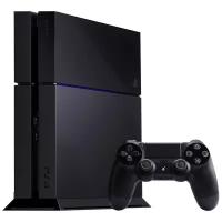 Игровая приставка Sony PlayStation 4 500 ГБ HDD, без игр, черный