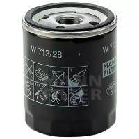 MANN-FILTER Масляный фильтр, W71328 MANN W713/28