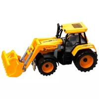 Трактор Big Motors 9998-7, 21 см, желтый