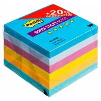 Post-it Блок-кубик Super Sticky, 76x76 мм, 540 штук (654-6SS)