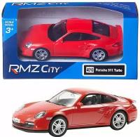 Игрушка RMZ City Машинка Porsche 911 turbo красная